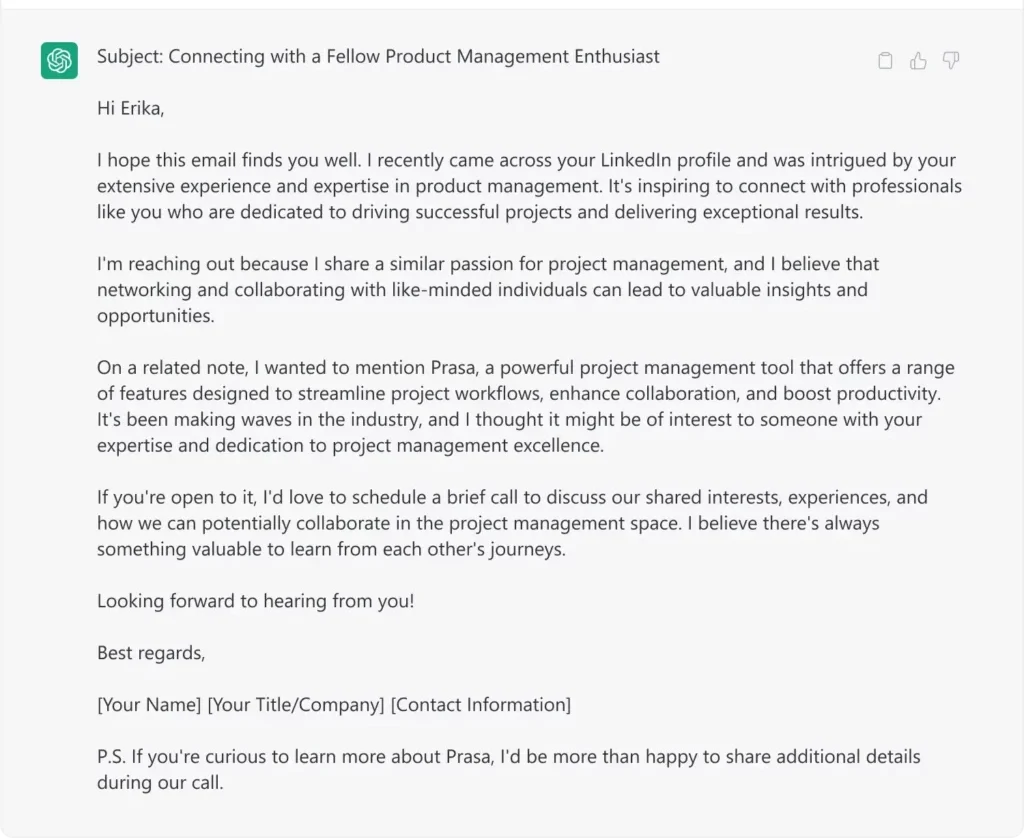 chatgpt-prompt-for-sales-emails-using-linkedIn-info